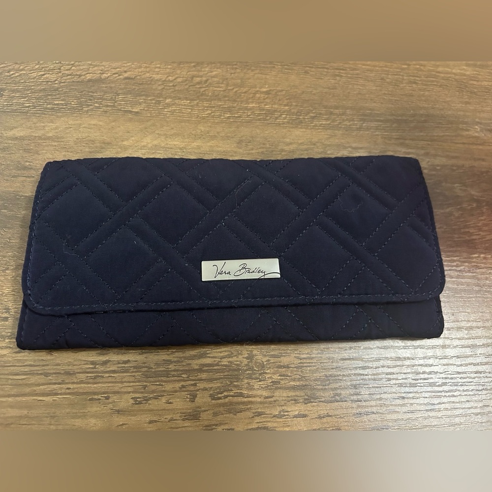 Retired Vera Bradley Quilted Tri fold wallet